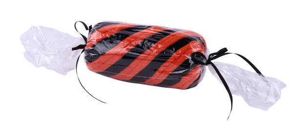 XC1169C1 11.375"L x 2.375"Dia Peppermint Stick Black/Orange