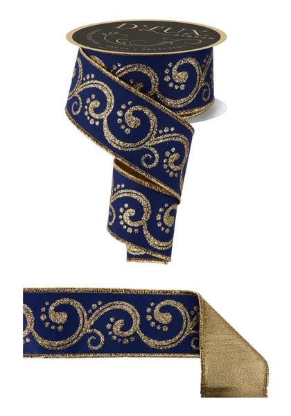 LX3251WA 2.5" x 10yd Swirls/Fused