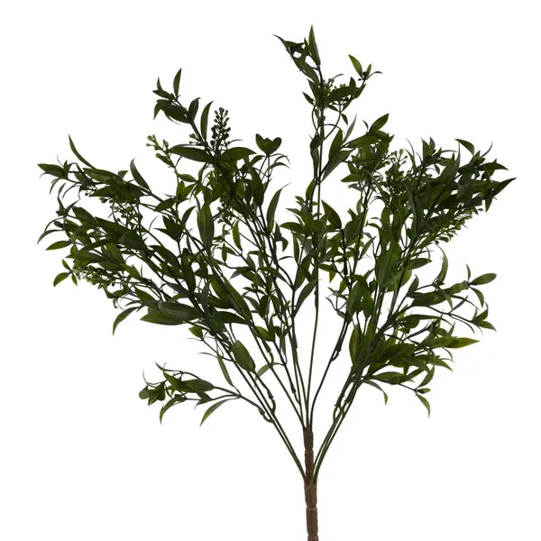 FG670841 24" Ruscus Bush Dk Green Dk Green