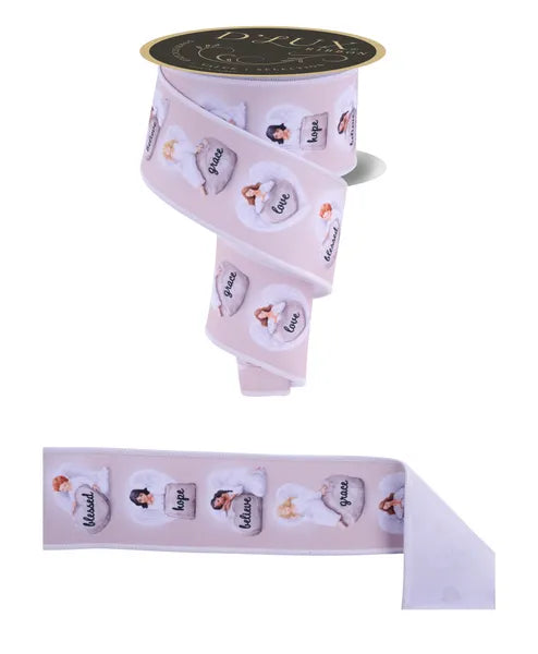 LX1085RT 2.5" x 10yd Angels/Fused White/Natural/Mult