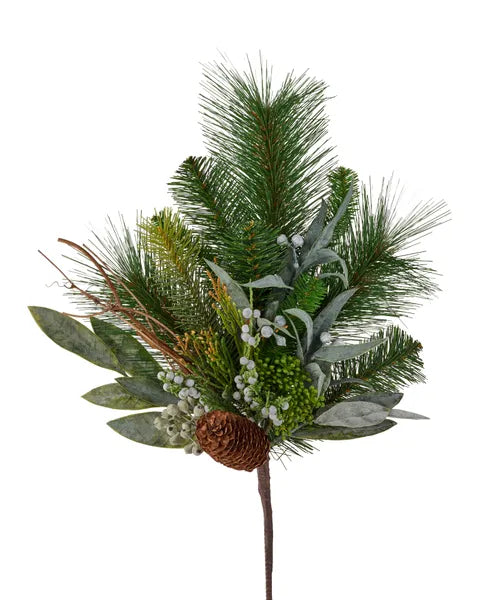 XX8688 19"L Mixed Pine/Cedar/Laurel Spray x 9 Green