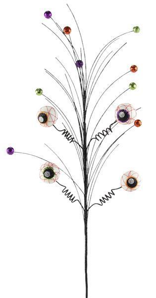 HH1235 29"L Glitter Eyeball Spray Black/Prple/Org/Lime/Wht