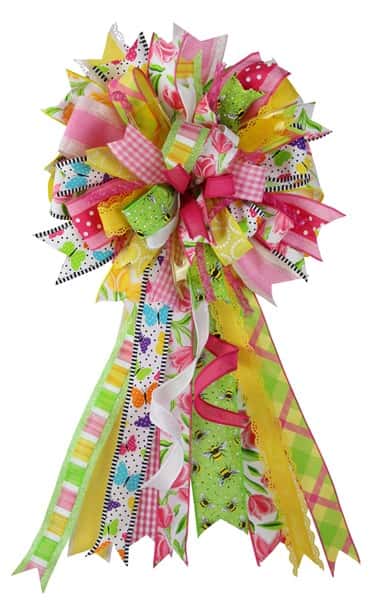 RGA179622 1.5" x 10yd Glitter On Woven Gingham Check Pink/White