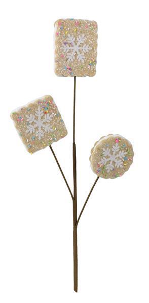 XS1124 18"L Cookie Spray Brown/White