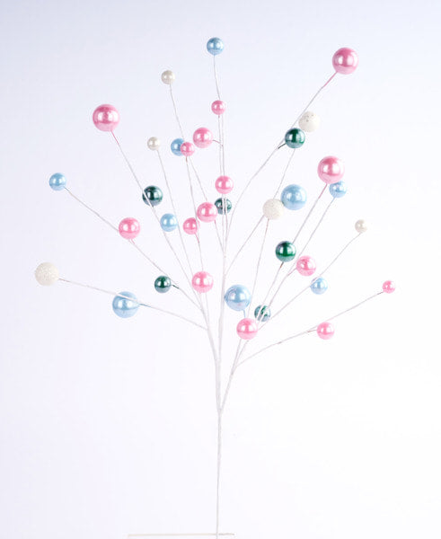 XX940293 24”L Metallic Berry Spray Pink/Green/Ice Blue/White