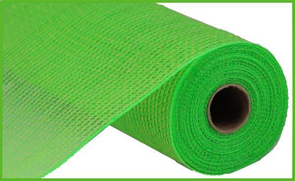 RY8312F2 10.25" x 10yd Faux Jute/Pp Stripe Fresh Green