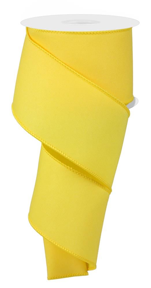 RGE120329 2.5" x 10yd Diagonal Weave Fabric Yellow