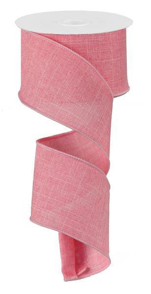RG127922 2.5" x 10yd Royal Burlap Pink