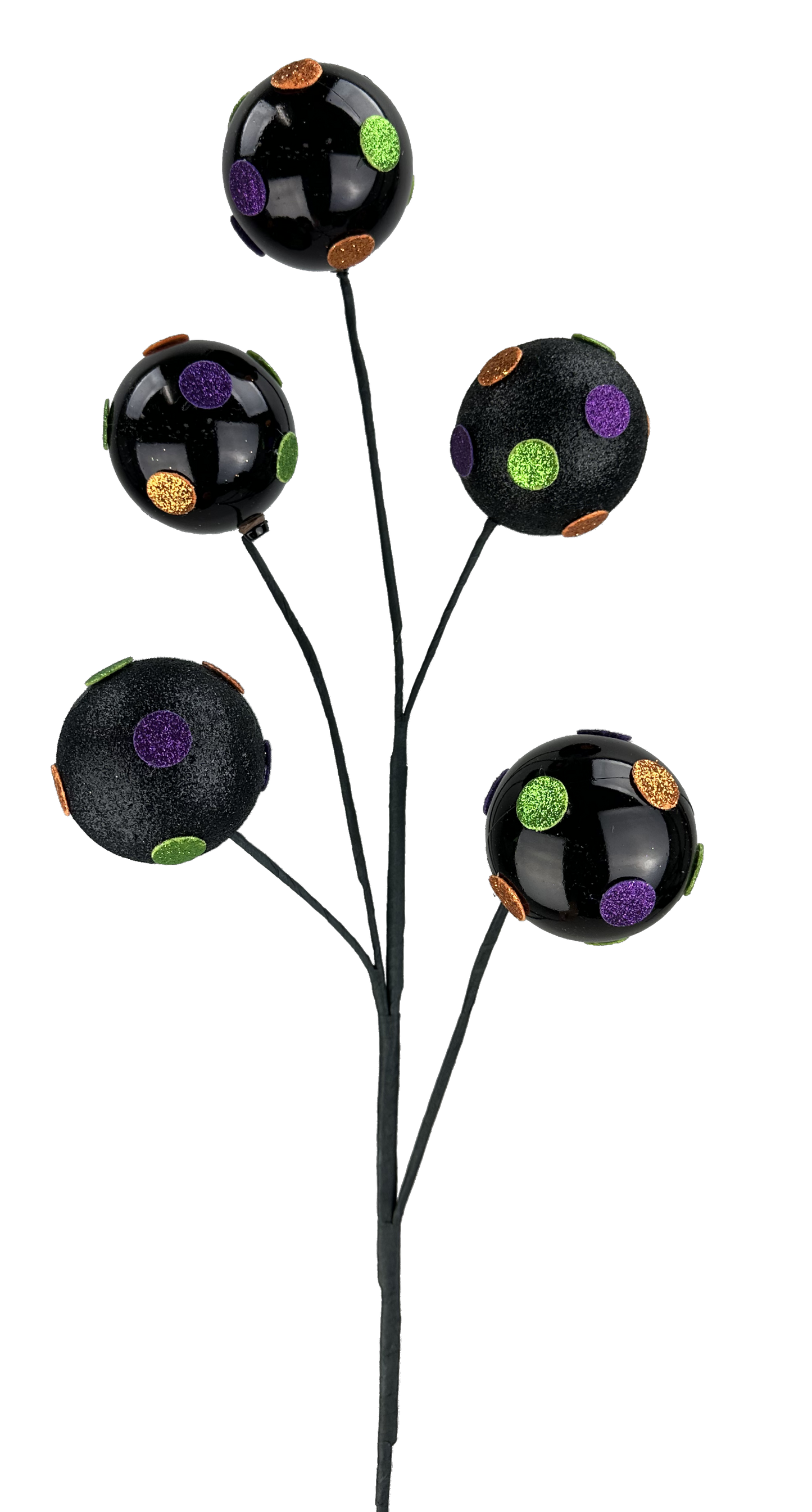 57092HAL Polkadot Ball Spray H24 Black/Purple/Green/Orange