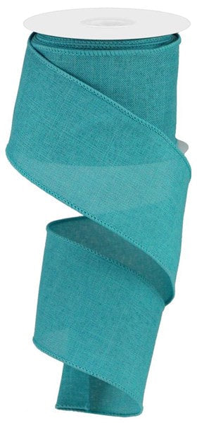 RG1279A6 2.5"X10yd Lite Teal Royal Burlap