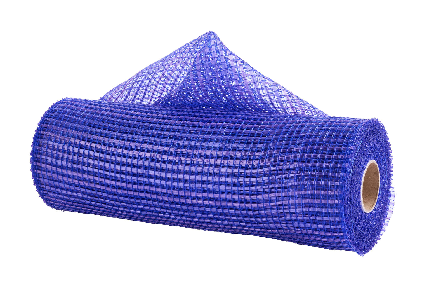 RE890025 10" x 10yd Horizontal Wide Stripe Mesh Royal Blue