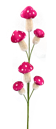 63304BT 26" Mushroom Pick X6 Fushia