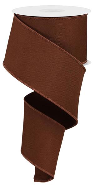 RGE120304 2.5" x 10yd Diagonal Weave Fabric Brown
