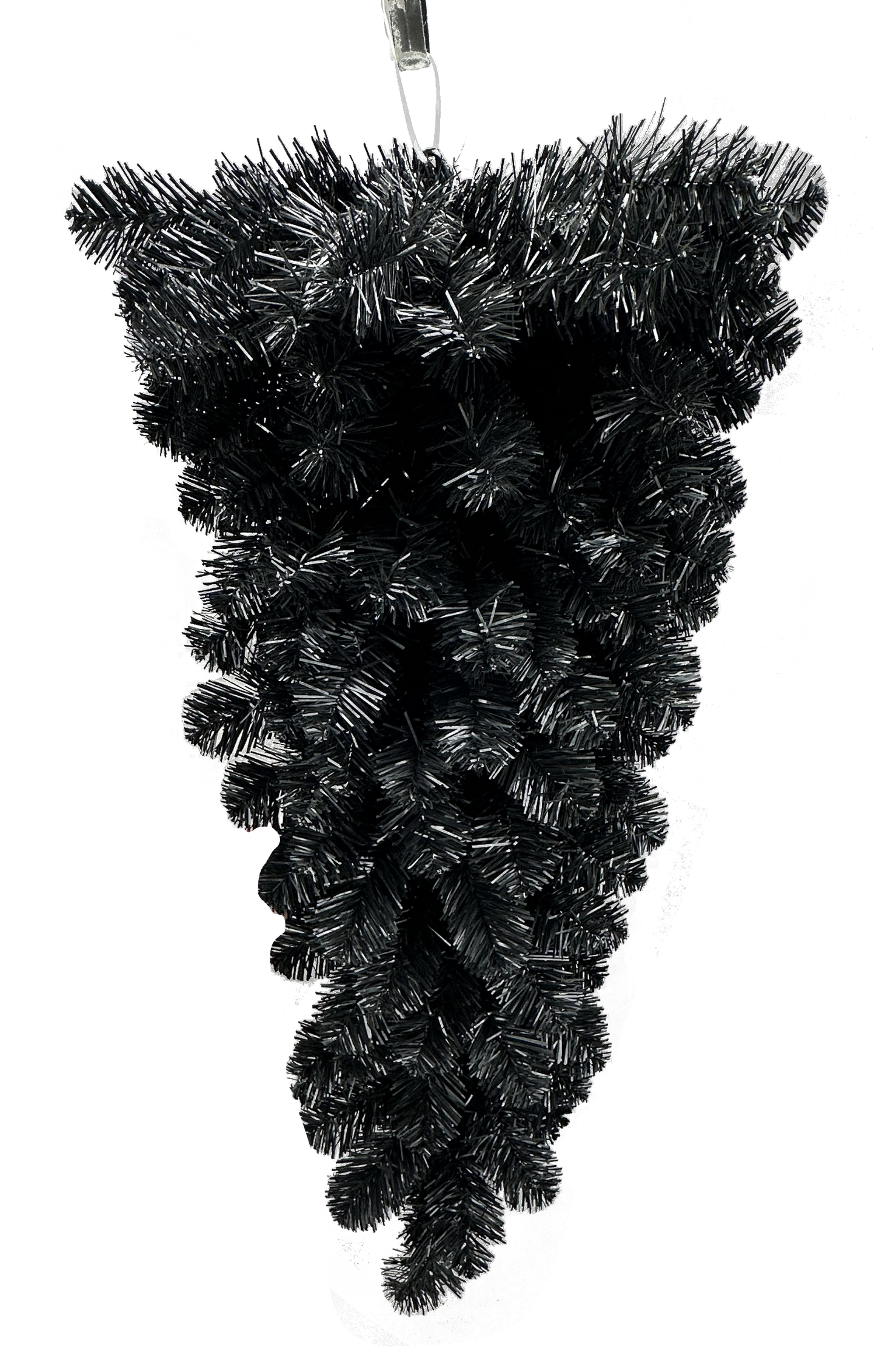 57198TE32 Tinsel Teardrop Black