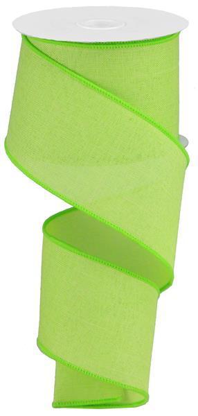 RG1279H2 2.5" x 10yd Royal Burlap Bright Green