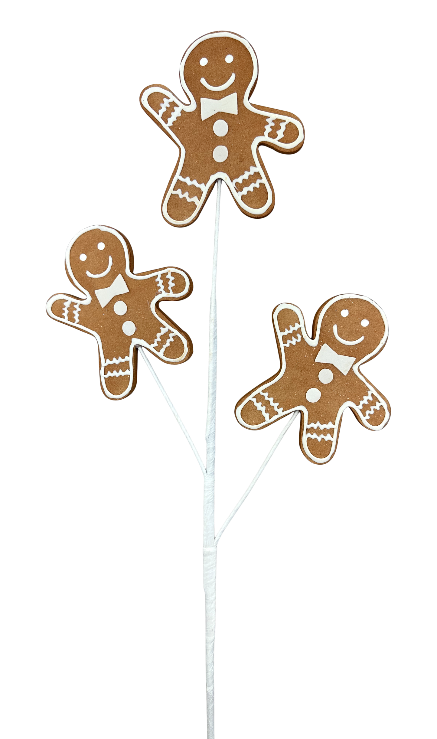 86452BN 24"H Gingerbread Man SprayX3 Brown