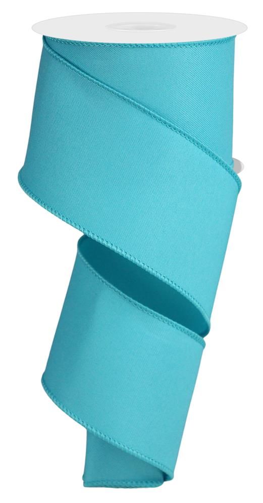 RGE1203A2 2.5" x 10yd Diagonal Weave Fabric Turquoise