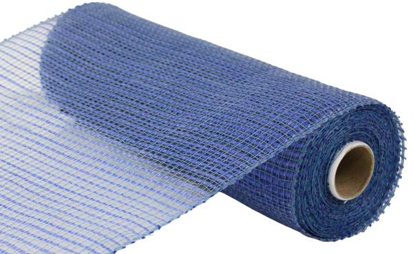 RE8900XA 10" x 10yd Horizontal Wide Stripe Mesh Country Blue