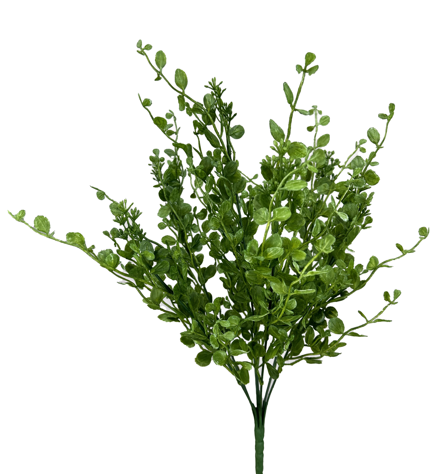 13621GN 19" Plastic Boxwood Bush Green