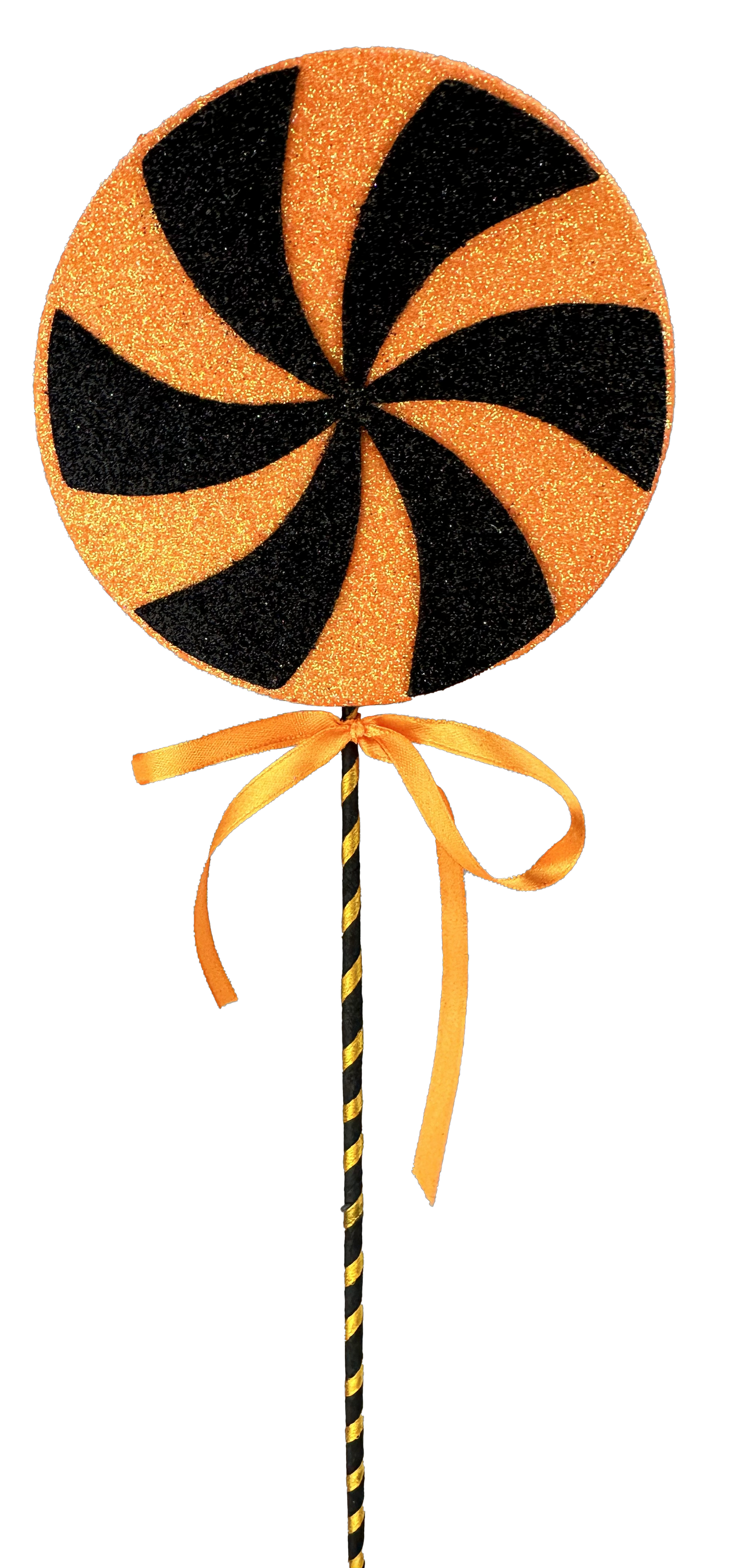 57046OR Lollipop Pick H18xDIA5 Orange/Black