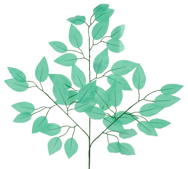 FG633741 23"L Ficus Spray, Mint Green