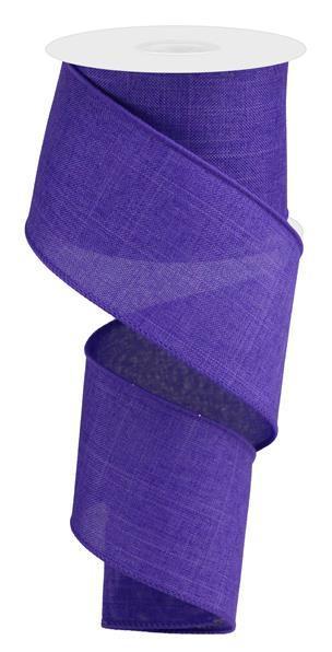 RG12796A 2.5" x 10yd Royal Burlap New Purple