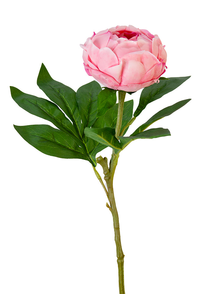2245048PK 23" Real Touch Peony Spray Pink