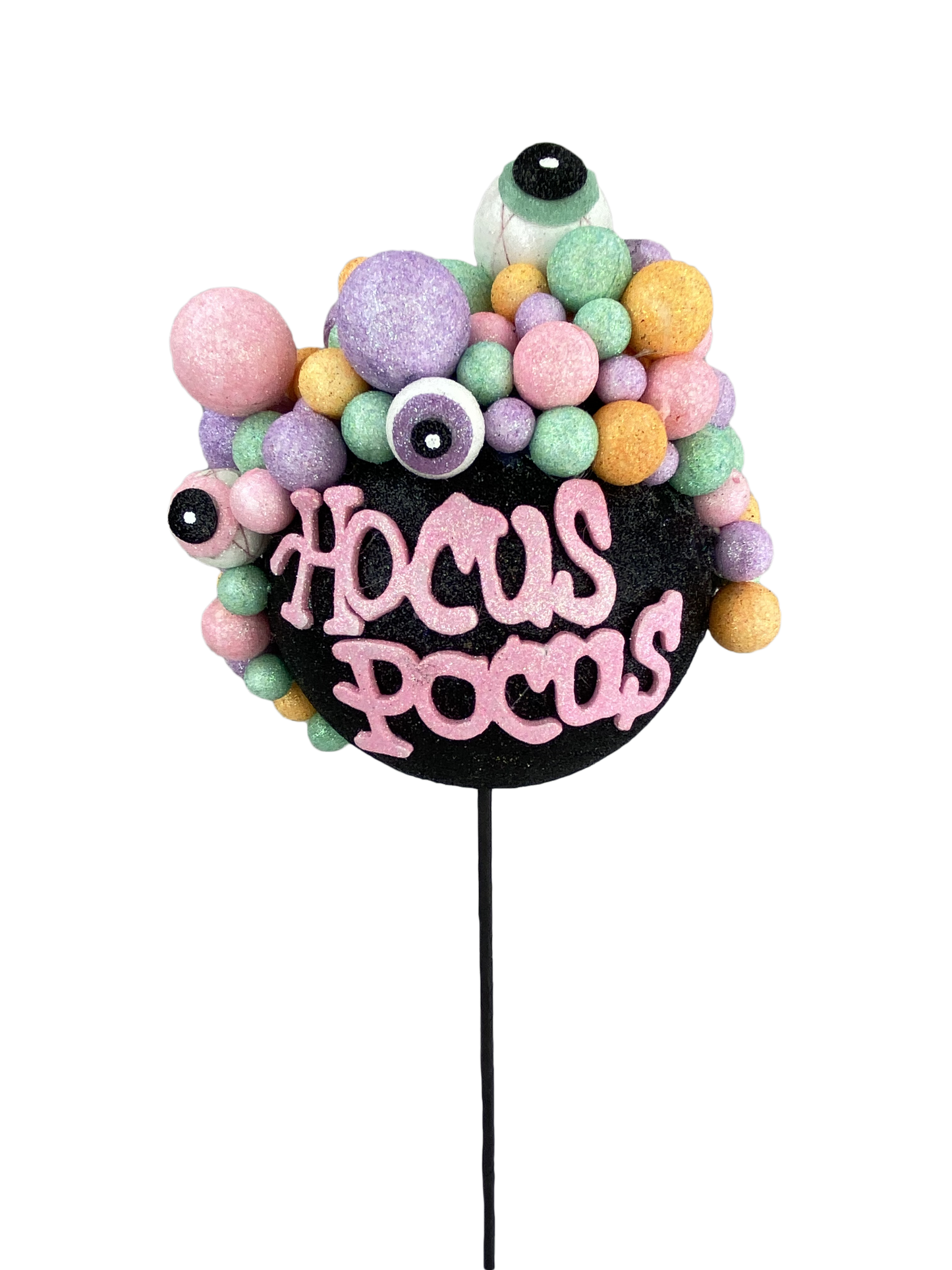 56724BTORMI 21" Cauldron Pick Black/Pink/Mint Green/Lilac