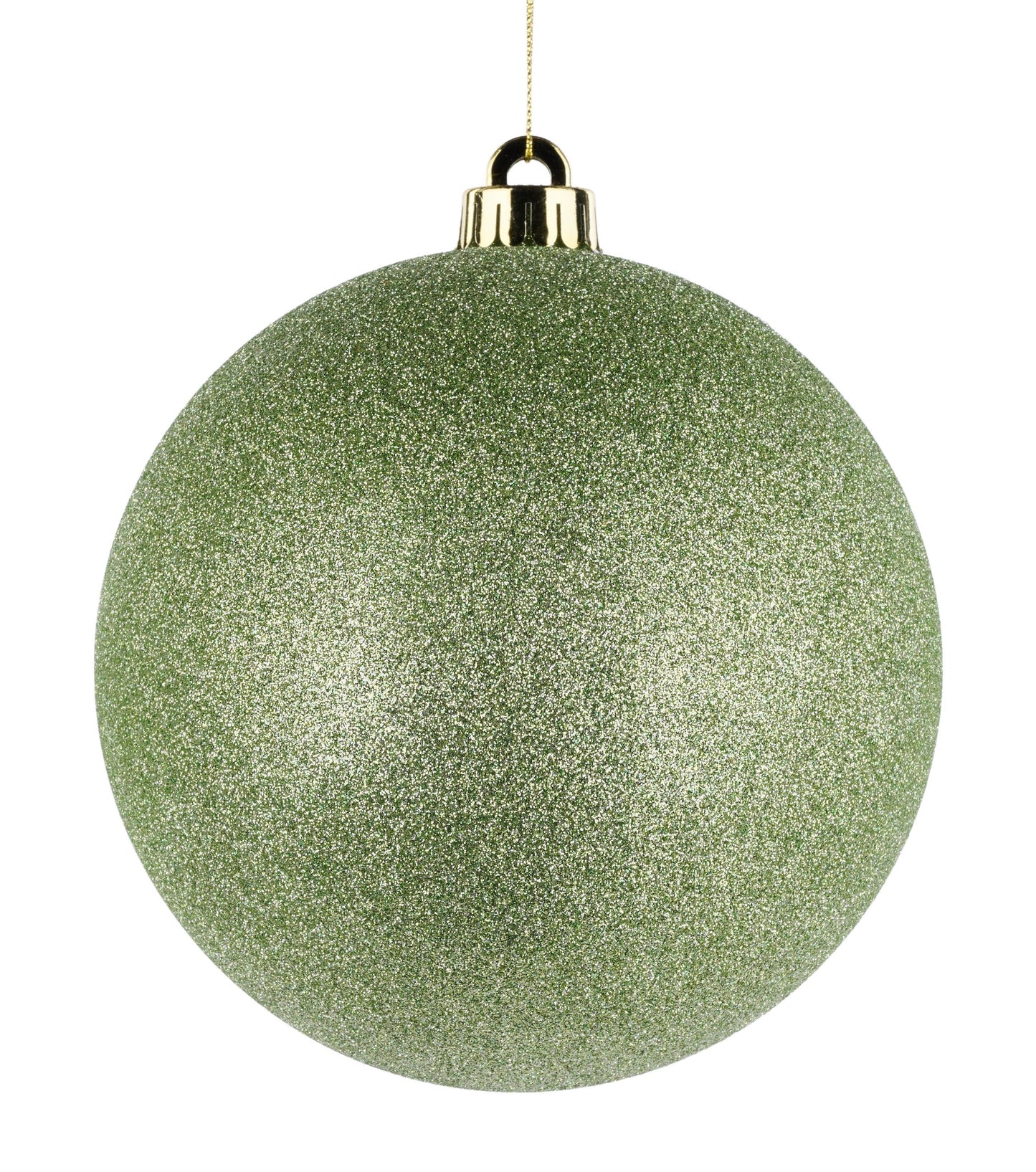 XY2992X8 120Mm Glittered Ball Sage Green