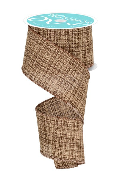 RGF1408M5 2.5" x 10yd Cross Check Dark Brown