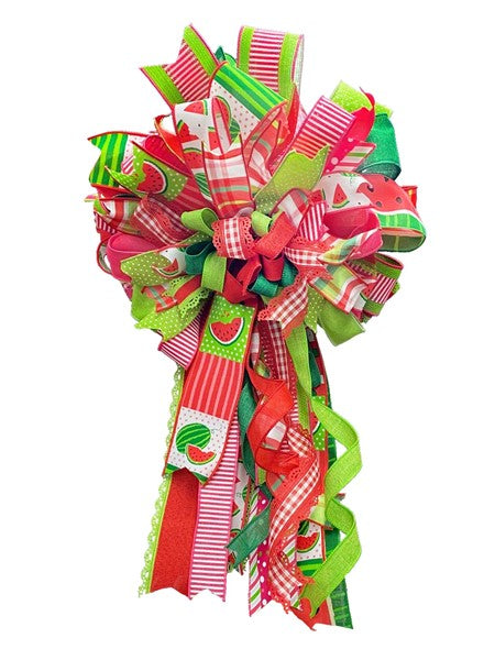 RGE107822 2.5" x 10yd Multi Polka Dot/Multi Stripe Pink/White/Spring Green