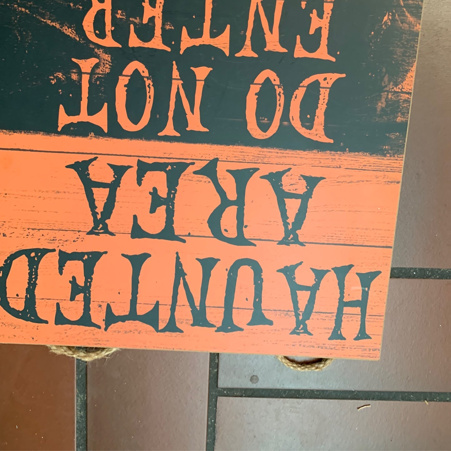 AP7081 Haunted Area Sign