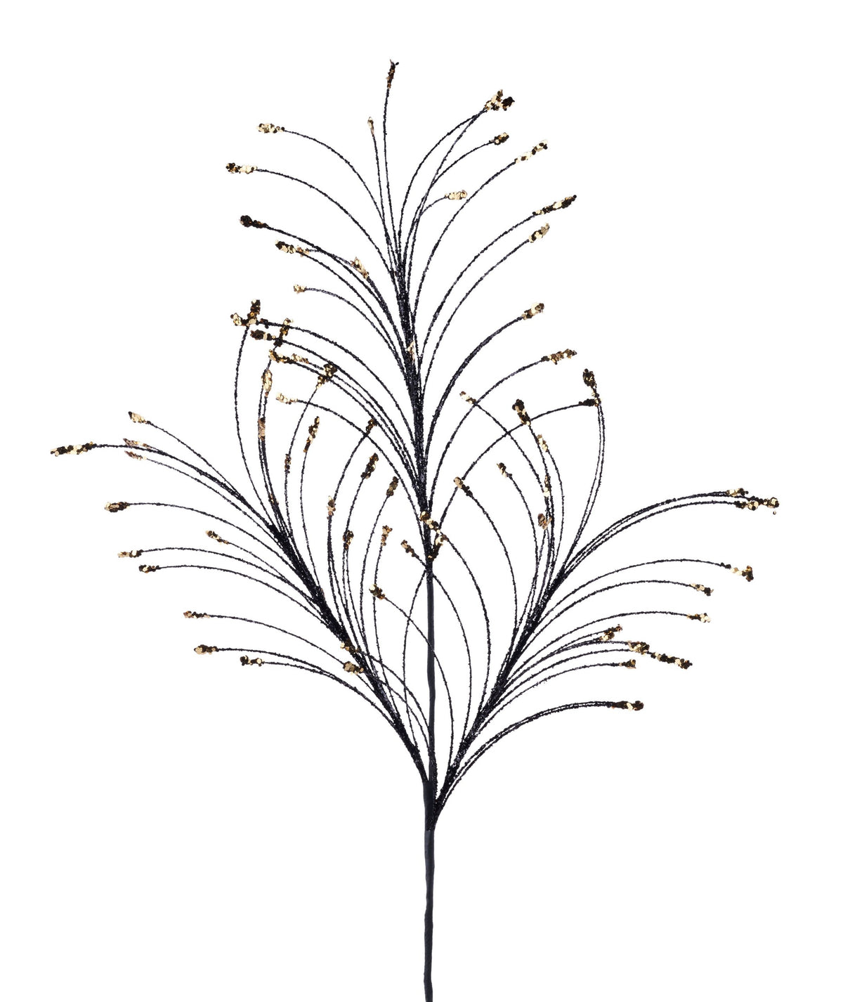 XS1441AA 35"L Glttr/Hex Glttr Fishline Spray Black/Dark Gold