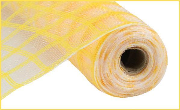 RY830629 10.25"X10yd Faux Jute Check Mesh