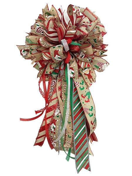 RN586124 5/8" x 10yd Open Weave Trim, Wired Red