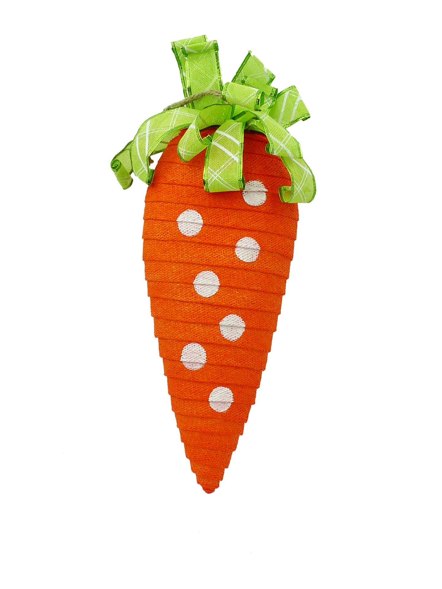 62811OR D2XW6XH19 Ribbon Carrot Small Orange/White