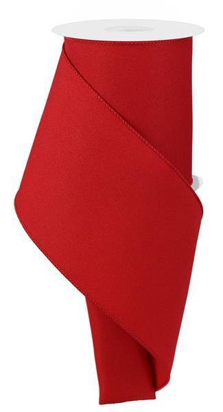 RGE120424 4" x 10yd Diagonal Weave Fabric Red