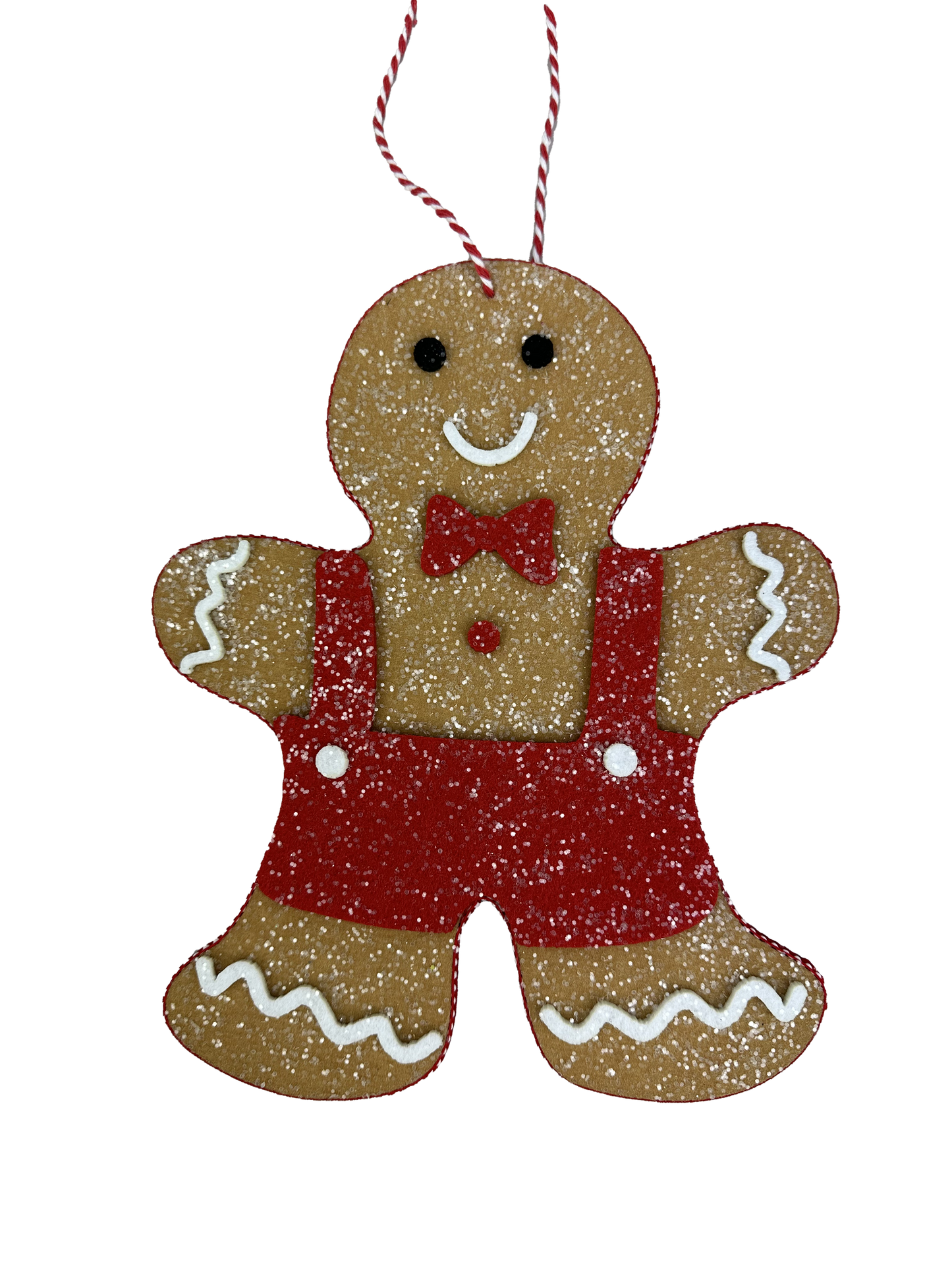 86093BOY 9"HX7.5"H Gingerbread Ornament