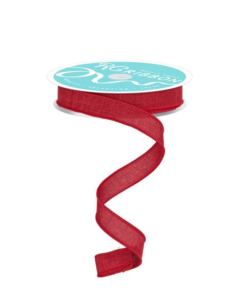 RGE177805 5/8" x 10yd Royal Burlap Burgundy