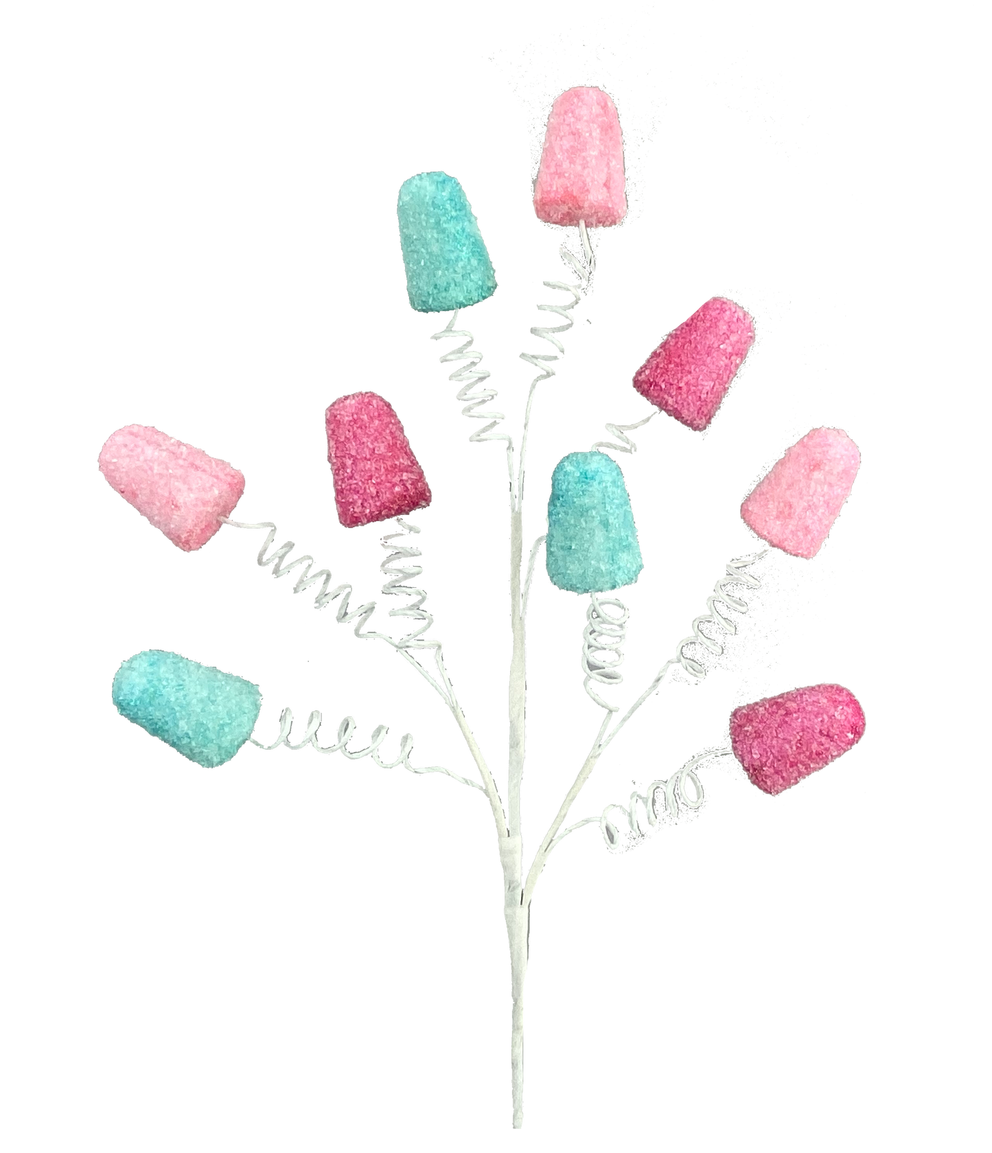 85564BTPKBL 16"H Gumdrop Pick Pink/Blue/Bt Pink