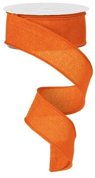 1.5" X 50yd Wired Denim - Orange