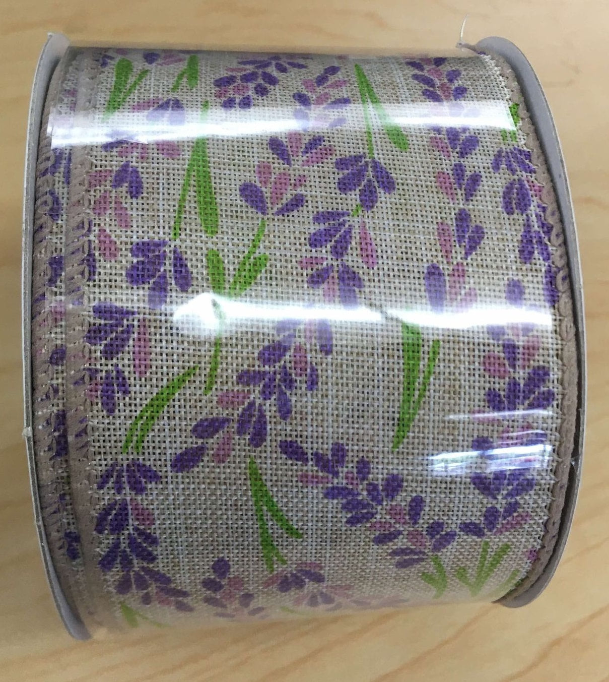 RJ11840-30 2.5"X10YDS Hyacinth Purple/Tan