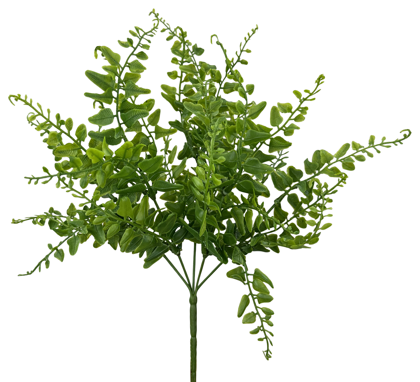 13672GN 14"H Plastic Ivy Bush Green