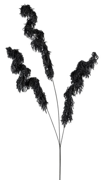 HH130102 38"Oal Furry Fabric Curl Spray Black