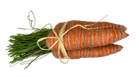 632890R 13" Burlap Carrot BundleX3 Orange