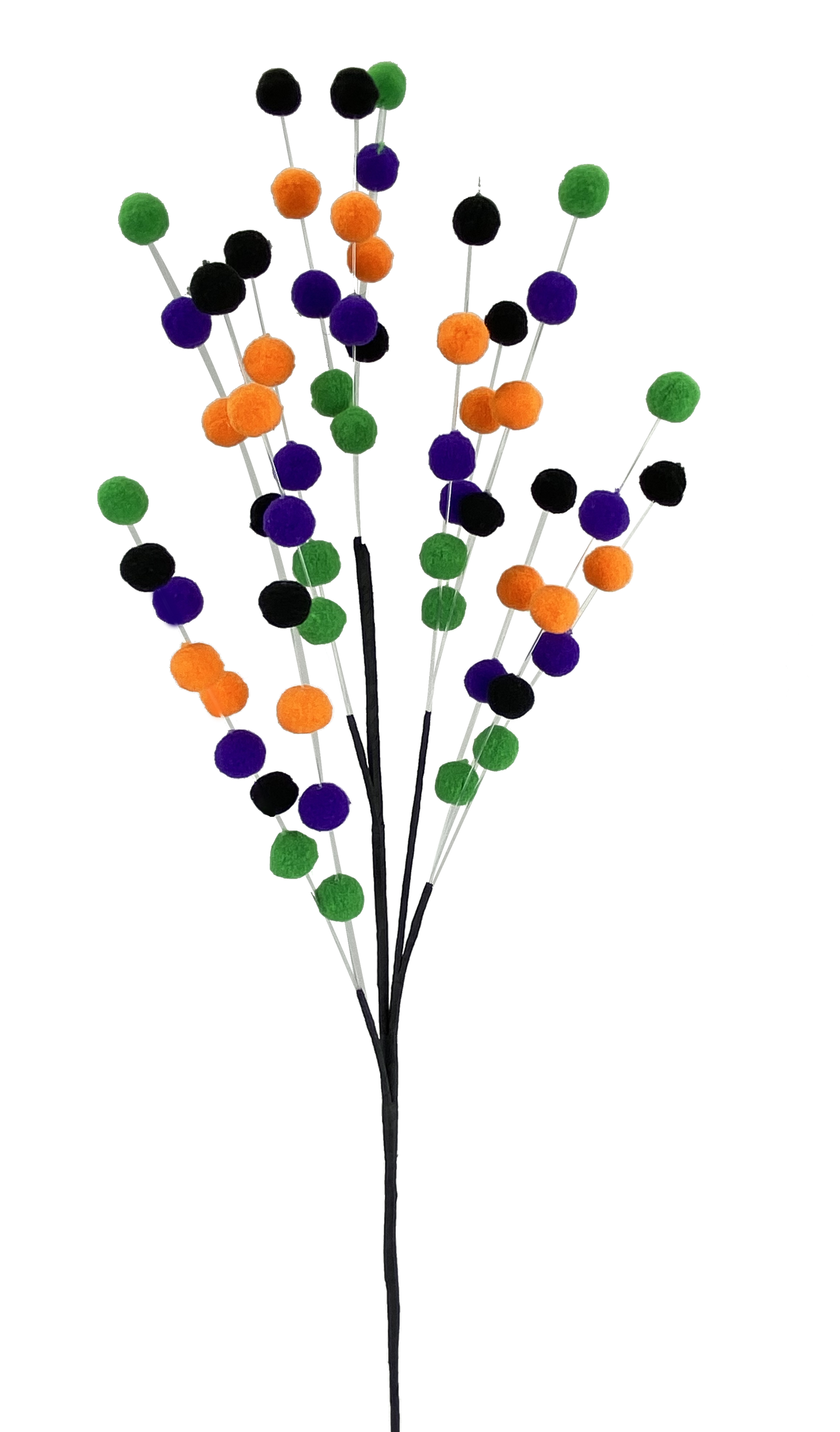56895PUGNOR H30" Felt Ball Spray X5 Purple/Green/Orange