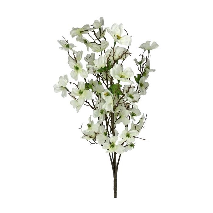 CS21660 26"H X5 DOGWOOD BUSH White