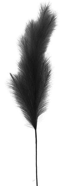 FG601502 43"L Fabric Grass Plume Spray Black