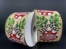 713824035 2.5X10Yds Natural Lin/Red Ornament Hang On Holly Tan/Red/Wht/Blk