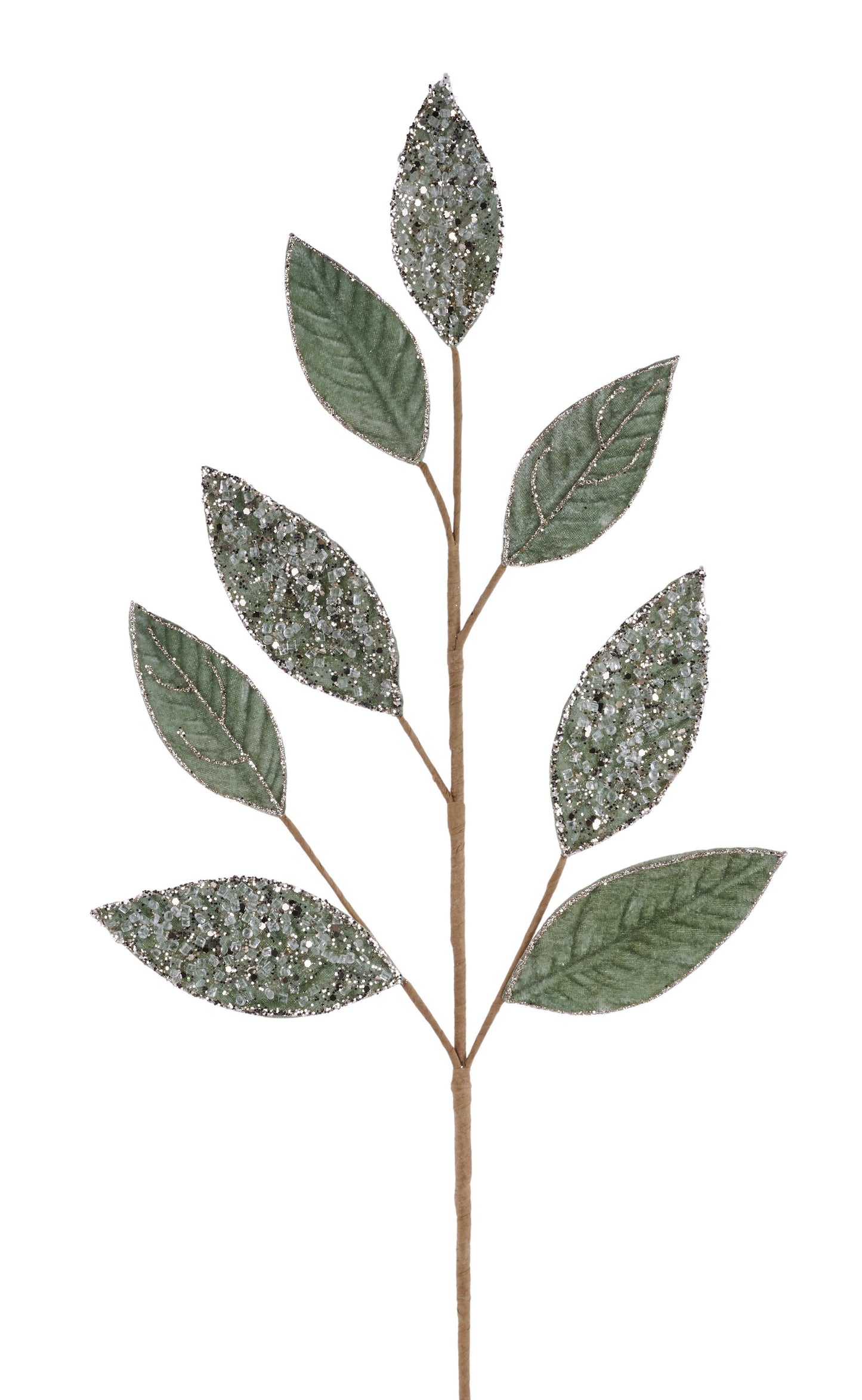 XS2527A6 28.75"L Leaf Spray Sage Green